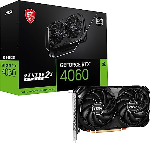 MSI GeForce RTX 4060 VENTUS 2X BLACK 8G OC OtBbNX{[h VD8560