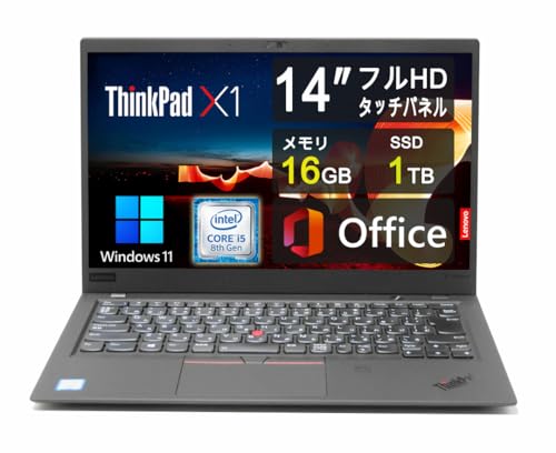 ςݕi Lenovo ThinkPad X1 Carbon(Gen 6) 2018Nf 14^FHD IPSt (1920x1080) ^b`pl - Intel Core i5-8350U vZbT[ - 16GB RAM - 1TB
