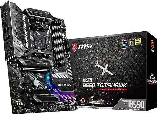 MSI MAG B550 TOMAHAWK }U[{[h ATX AMD B550 `bvZbg Ryzen 5000 V[YvZbT[ MB5028