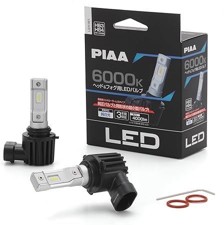 PIAA wbhCg/tHOCgp LED 6000K Rg[[X^Cv 12V 18W 4000lm HB3/4 HIR1/2 3Nۏ ԌΉ 2 LEH181