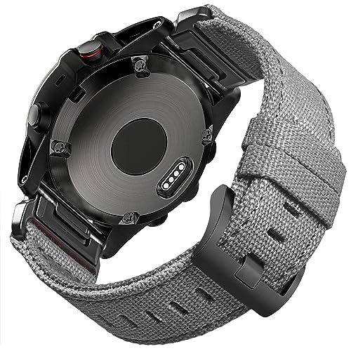 Torbollo K[~LoXoh 26MM Garmin Fenix 7X Sapphire Solar/ F?nix 7X Pro / Fenix 7X Solar / Garmin Fenix 5X / Fenix 5X Plus / F