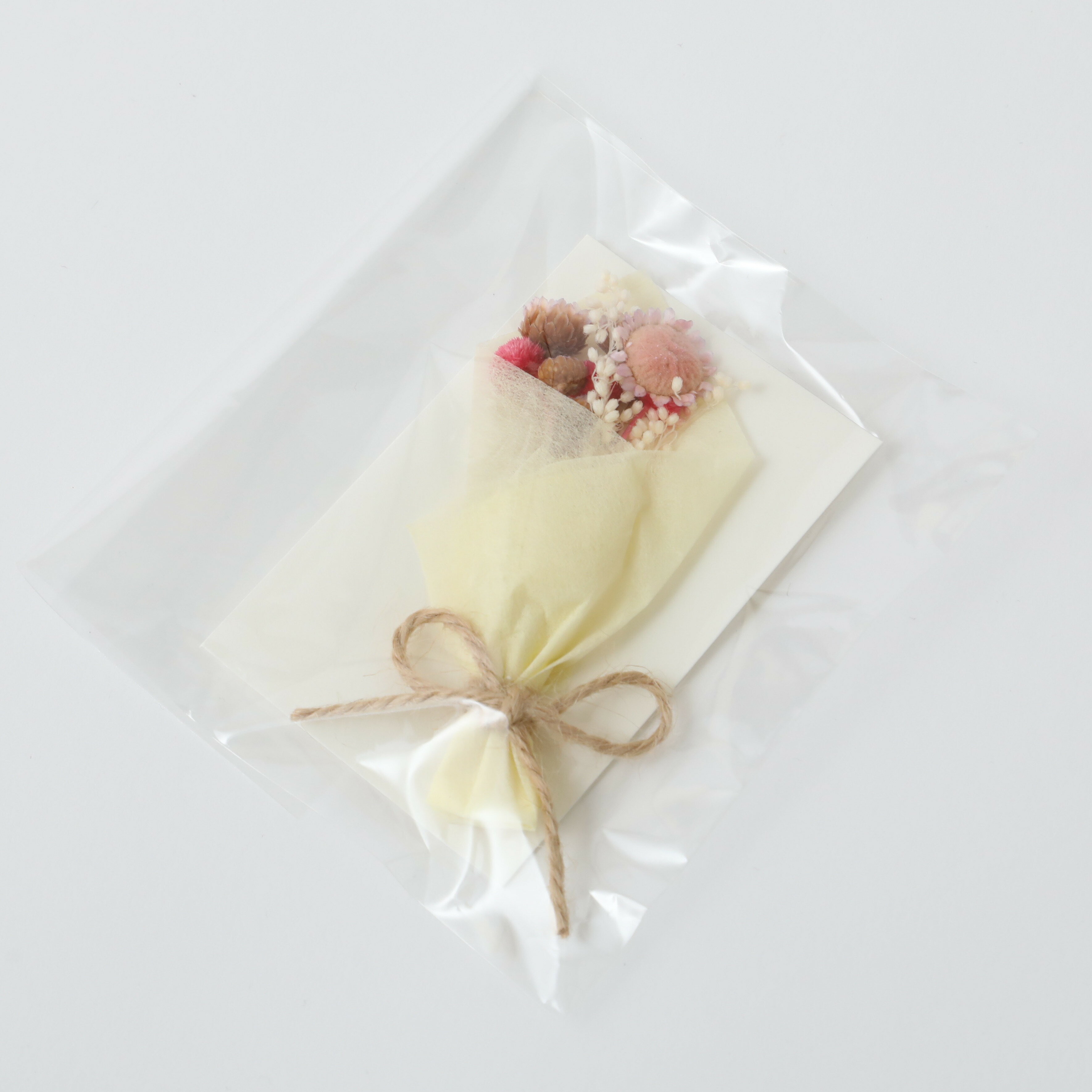 1000円ポッキリ ブーケ 送料無料 お花 1000円ぽっきり 花束 【Mini Bouquet Message Card Set ミニブーケ メッセージカード &封筒2枚セット】SDGs ロスフラワー ドライフラワー プリザーブドフラワー ブーケ型 メッセージカード 花 カード ギフト お誕生日 プレゼント