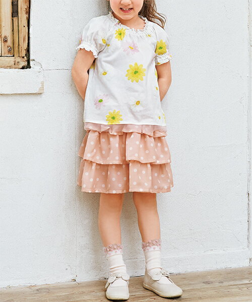 【楽天ランキング受賞 / レビュー特典！(商品ごと◎)】 型紙 パターン カット済 BT427 あこがれのフレアスカート (90 100 110 120) / 縫い代付き・実物大・ピリピリ離してすぐ裁断！