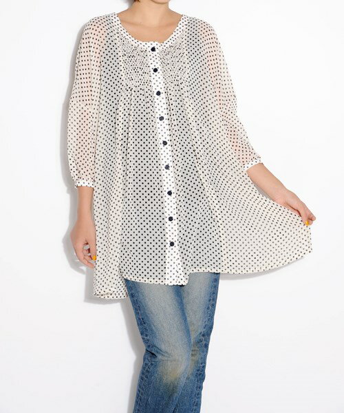 プラボタン（12mm）白×オレンジ