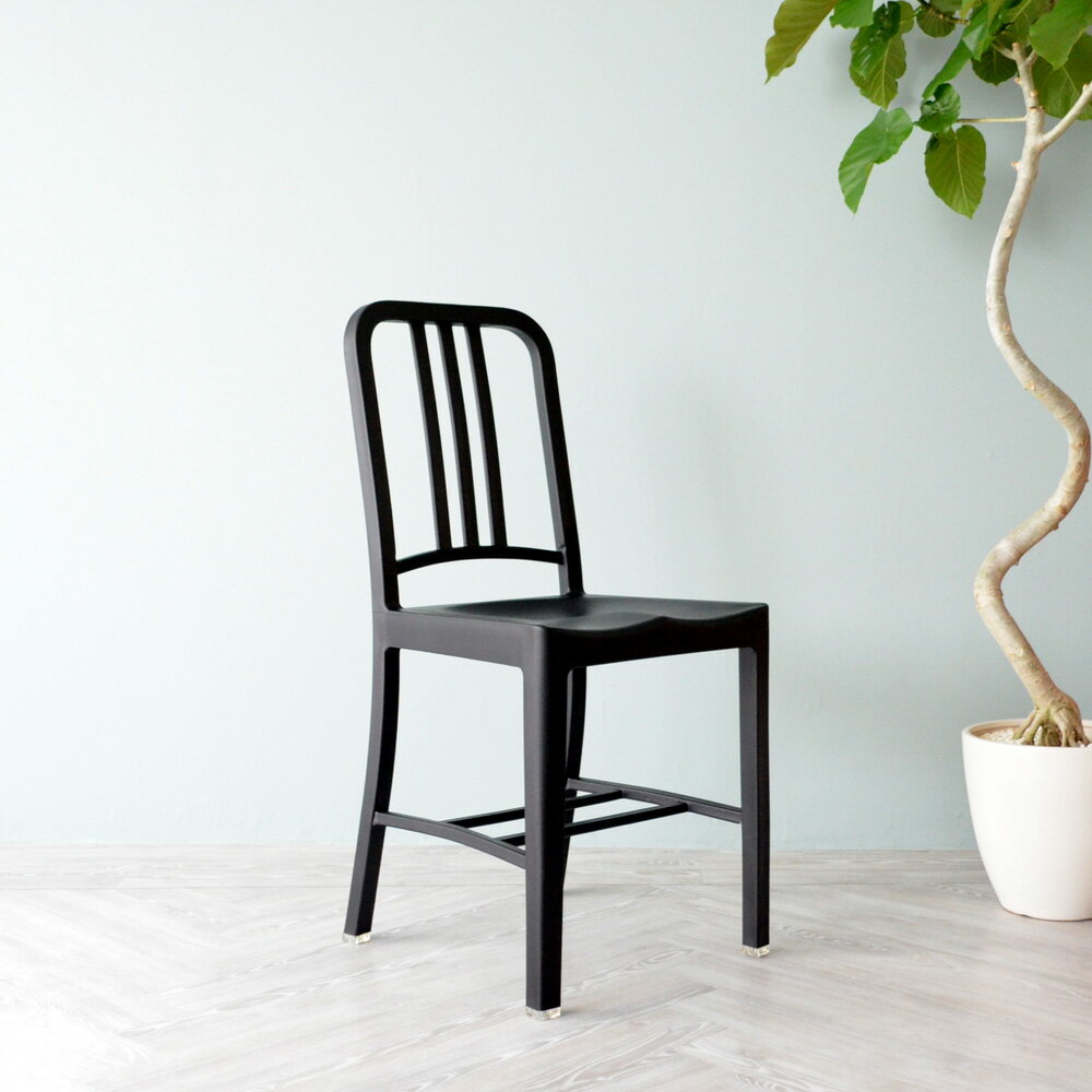 【2脚セット販売】【 ブラック 】ネイビーチェア Navy Chair オシャレ ポリプロピレン ダイニング カラフル いす デザイナーズ シンプル 送料無料 ジェネリック家具 おしゃれ リプロダクト お得 カフェ