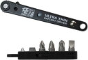 極薄ラチェットドライバー SRD-210 ビット数6本 【メール便送料無料】SK11