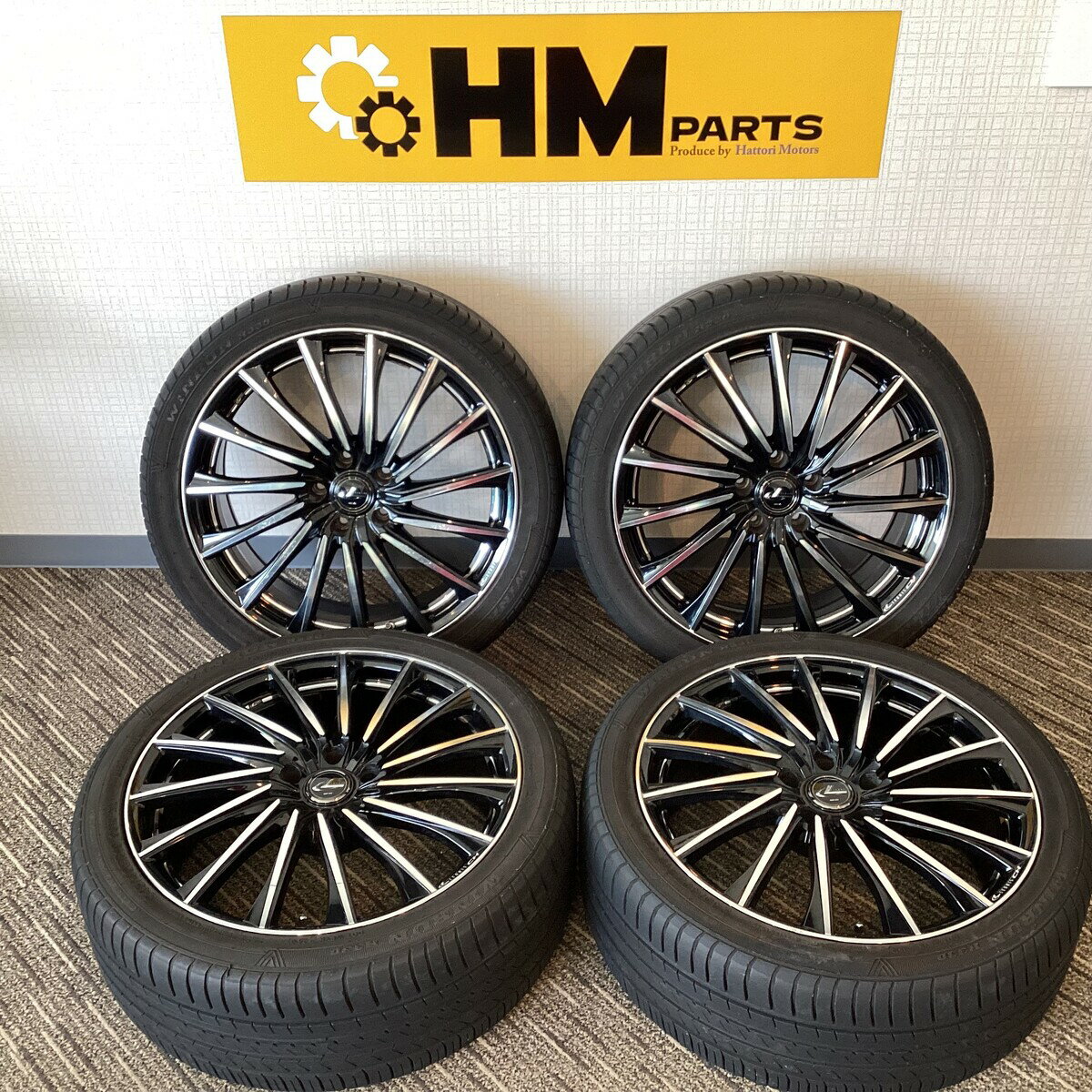 【中古】WEDS ウェッズ LEONIS レオニス CH 19インチ 8.0JJ PCD114.3 5H 　ET35　245/40R19 アルファード　ヴェルファイア等