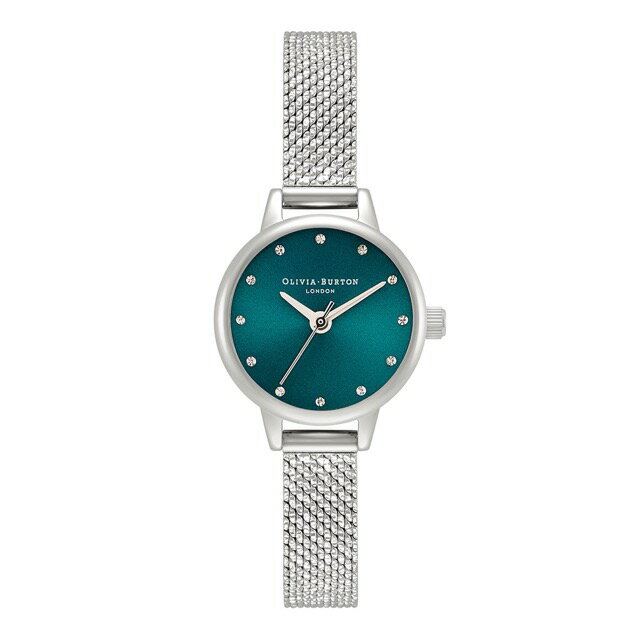 オリビアバートン / OLIVIA BURTON【正規品】クラシックス / Classics - [ダイヤル ティール サンレイ シルバーブークレメッシュ](2)