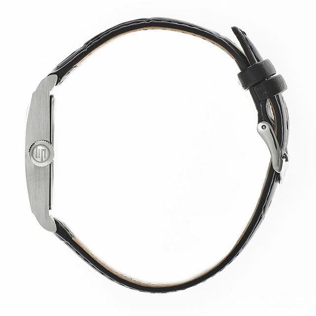 正規品 LIP リップ 腕時計 メンズ Churchill T24 チャーチル シルバー クロコダイル ブラックレザーベルト 671270