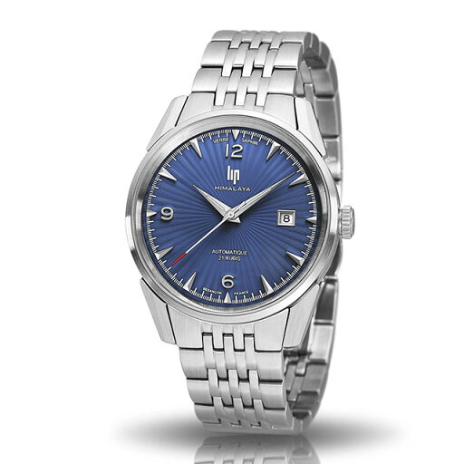 【正規品/最短即日発送】リップ 腕時計 メンズ Himalaya 40mm ヒマラヤ シルバー シルバースチールベルト 自動巻き 671584 【正規品/最短即日発送】リップ 腕時計 メンズ Himalaya 40mm ヒマラヤ シルバー シルバースチールベルト 自動巻き 671584