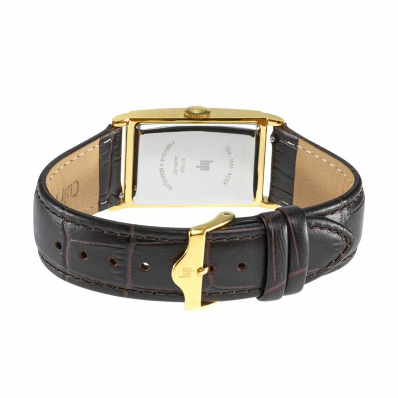 正規品 LIP リップ 腕時計 メンズ Churchill T24 チャーチル ゴールド ブラウンレザーベルト クロコダイル 671928