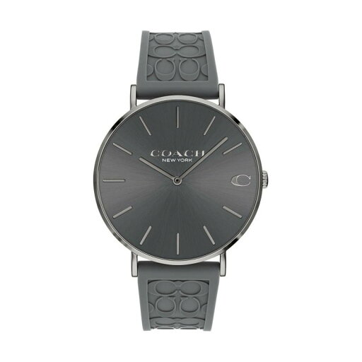 正規品 COACH コーチ 腕時計 メンズ CHARLES チャールズ グレー シリコン ラバーベルト 14602635 正規品 COACH コーチ 腕時計 メンズ CHARLES チャールズ グレー シリコン ラバーベルト 14602635