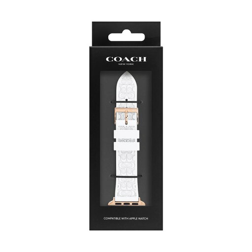 【正規品/最短即日発送】コーチ APPLE WATCH 38mm&40mm用ベルト ホワイトシリコン ラバーベルト 14700041 【正規品/最短即日発送】コーチ APPLE WATCH 38mm&40mm用ベルト ホワイトシリコン ラバーベルト 14700041