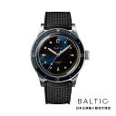 楽天H°M’S” WatchStoreバルチック BALTIC WATCHES アクアスカーフ ブルー ギルト ブラックトロピックラバーベルト メンズ 男性用 腕時計