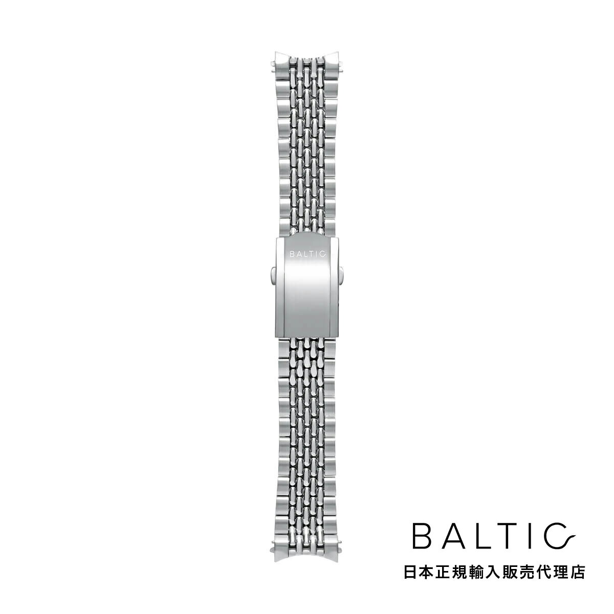 楽天H°M’S” WatchStoreバルチック BALTIC WATCHES 替えベルト ステンレススチール ビーズ オブ ライス ブレスレット メンズ 男性用 腕時計