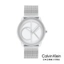 Calvin Klein カルバンクライン 日本総輸入代理 腕時計 レディース ブランド アイコニック 35MM シルバー ダイヤル メッシュ