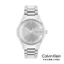 Calvin Klein カルバンクライン 日本総輸入代理 腕時計 メンズ ブランド アイコニック 3H SS 40MM グレー サンレイ ダイヤル/SS ブレスレット