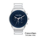 Calvin Klein カルバンクライン 日本総輸入代理 腕時計 メンズ ブランド インプレッシブ 44MM ブルーダイヤル SS ブレスレット