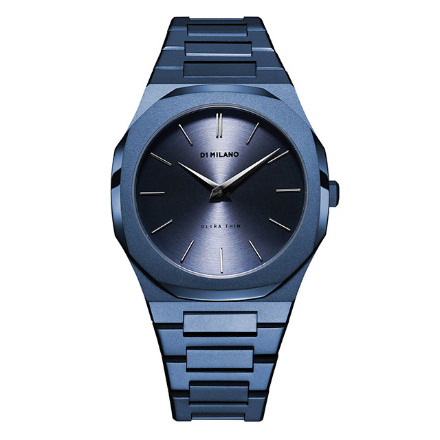 D1 MILANO 日本公式ストア 腕時計 メンズ ブランド D1ミラノ ディーワンミラノ 薄型 ウルトラシン ミッドナイト ブルー 青文字盤 ネイビー