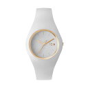 アイスウォッチ ICE-WATCH 日本公式ショップ ICE glam アイス グラム ホワイト 腕時計 メンズ ミディアム