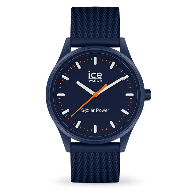 アイスウォッチ ICE-WATCH 日本公式ショップ ICE solar power アイス ソーラー パワー アトランティック メッシュストラップ ミディアム 腕時計 ソーラー電池 メンズ ネイビー