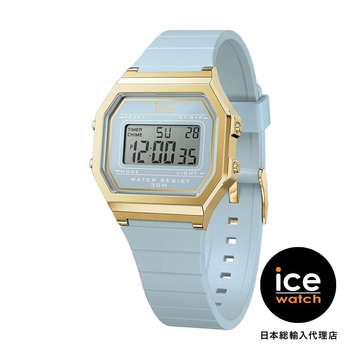 ICE-WATCH / アイスウォッチ ICE digit retro トランクウィルブルー スモール