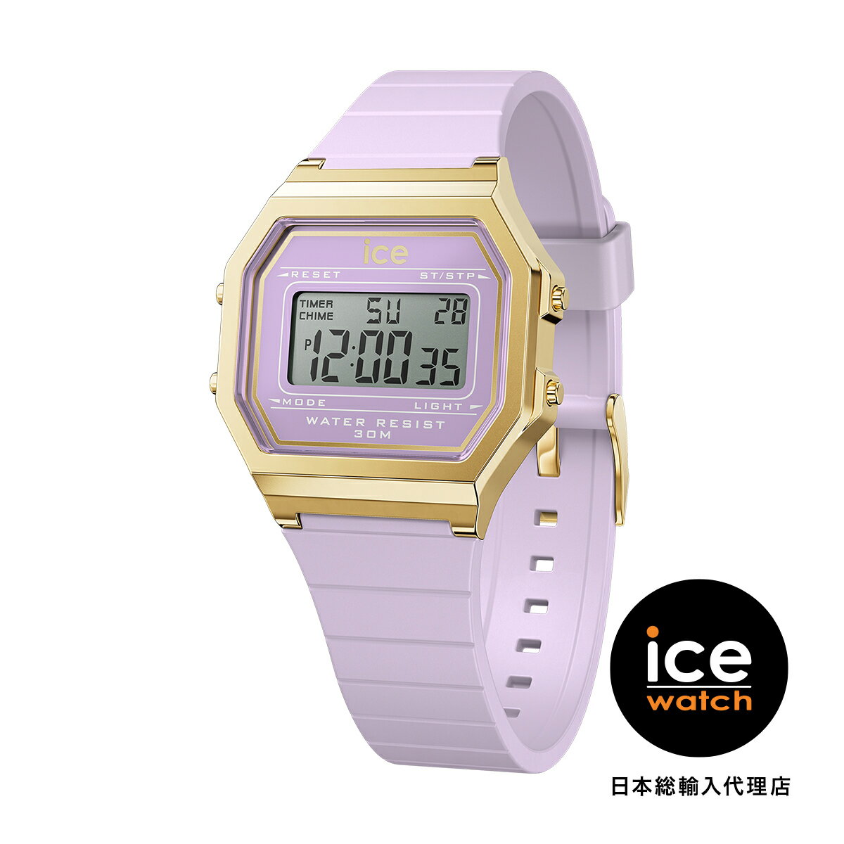 ICE-WATCH / アイスウォッチ ICE digit retro ラベンダーペタル スモール