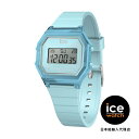 ICE-WATCH / アイスウォッチ ICE digit retro - スカイブルー - Clear - Small