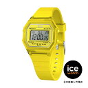 ICE-WATCH / アイスウォッチ ICE digit retro - エレクトリックイエロー - Clear - Small