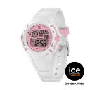 ICE-WATCH / アイスウォッチ ICE digit explorer - ホワイトピンク - Small