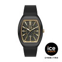 ICE-WATCH / アイスウォッチ ICE boliday - ドーム - ブラックグリッターゴールド - スモール - 3H+D
