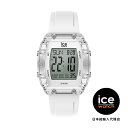 ICE-WATCH / アイスウォッチ ICE digit boliday - ホワイト - クリア - シルバー - スモール