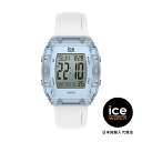 ICE-WATCH / アイスウォッチ ICE digit boliday - ホワイト - クリアブルー - シルバー - スモール