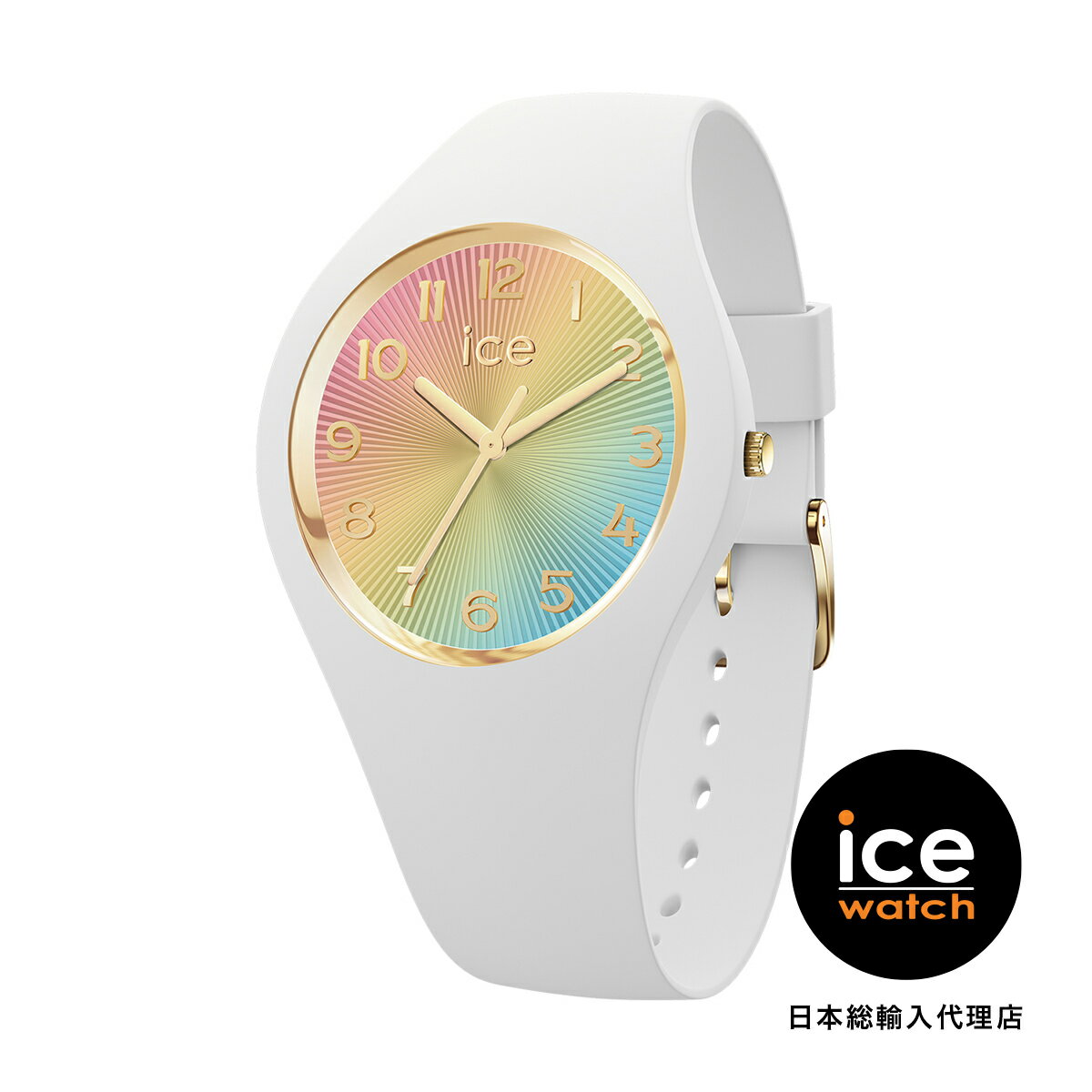 ICE-WATCH / アイスウォッチ ICE champagne - ホワイトレインボー - S37 - 3H