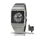 リップ リップ LIP 日本公式ストア ビッグ TV チタニウム スケルトン ブラック シルバー 腕時計 メンズ ブランド
