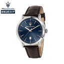Maserati / マセラティ エポカ 42mm ブルー ダイヤル ブラウン レザー