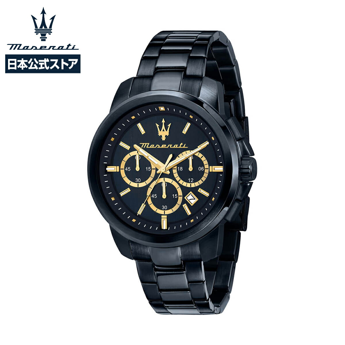 ［日本公式ストア］Maserati / マセラティ スクセッソ 44mm クロノグラフ ブルー ダイヤル ブルー ブレスレット