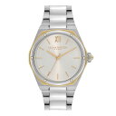 オリビアバートン 日本総代理店 腕時計 レディース ブランド Olivia Burton スポーツ リュクス 33mm ヘキサ ホワイト ゴールド シルバー ブレスレット ウォッチ 銀色 きれいめ 仕事用