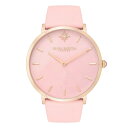 オリビアバートン 日本総代理店 腕時計 レディース ブランド Olivia Burton セレスティアル 40mm フェイク ローズ クォーツ & カーネーション ゴールド ブラッシュ レザー ストラップ ウォッチ
