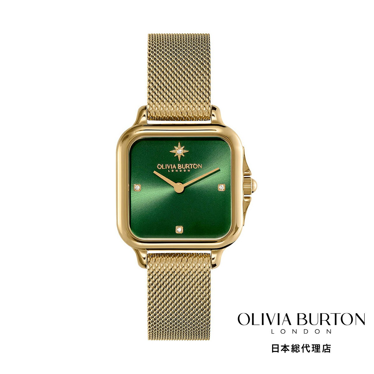 \BLACK FRIDAY 40%OFF クーポン/オリビアバートン 日本総代理店 腕時計 レディース ブランド スクエア Olivia Burton クラシッ...