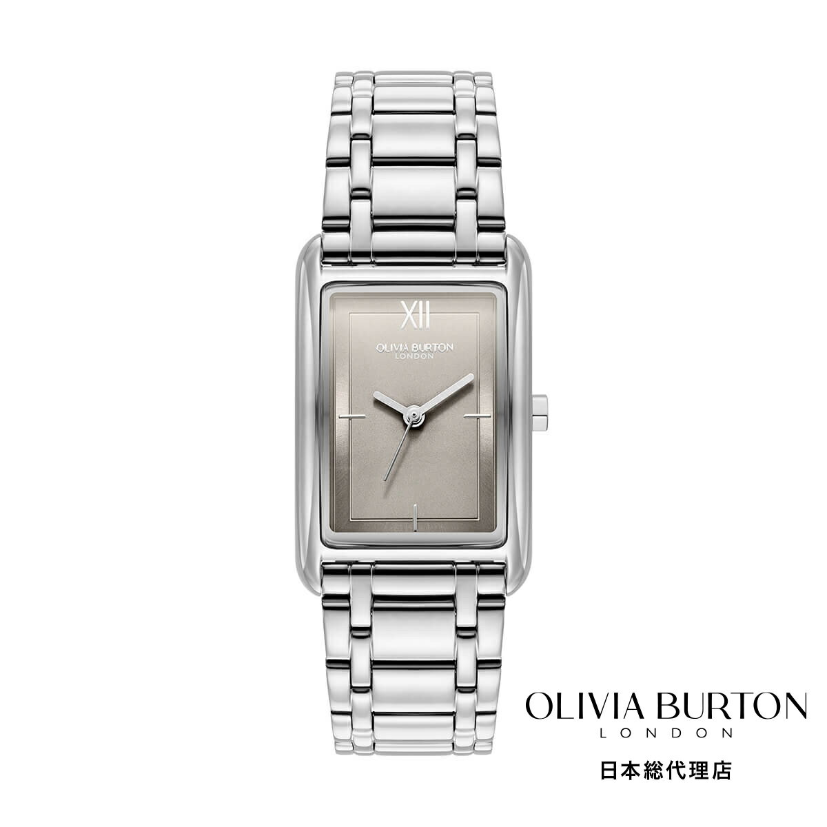 OLIVIA BURTON / オリビア・バートン クラシックス - 23mm グローブ ダブグレー&シルバーブレスレット
