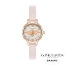 OLIVIA BURTON / オリビア・バートン シグネチャー -?ミニ ラッキービー シルバー ホワイト ライトブラッシュ レザー(2)