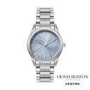 OLIVIA BURTON / オリビア・バートン クラシック - 34mm グロウフル スカイブルー&シルバー ブレスレット