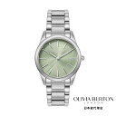 OLIVIA BURTON / オリビア・バートン クラシック - 34mm グロウフル ミントグリーン&シルバー ブレスレット