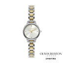OLIVIA BURTON / オリビア・バートン クラシック - ミニ ホワイト&シルバー ゴールド ブレスレット