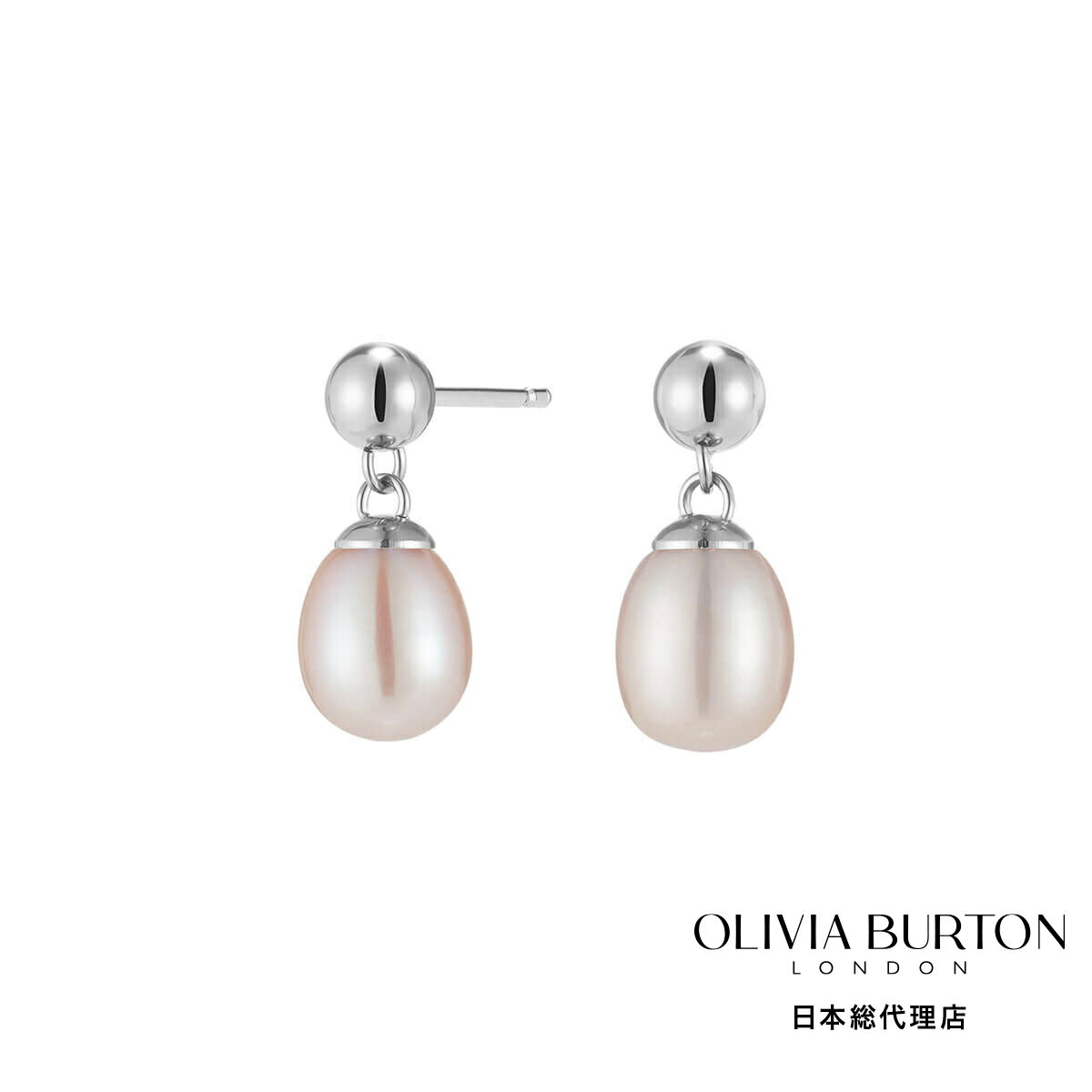 オリビアバートン 日本総代理店 レディース アクセサリー OLIVIA BURTON / オリビア・バートン トレンド - バイ ザ シー パール シルバー ドロップ ピアス