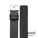 sazare さざれ 公式ストア 腕時計用 替えベルト シルバー ミラー ブラック シープスキン レザー 18mm メンズ ウォッチ 腕時計 革ベルト 本革 黒