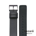 sazare さざれ 公式ストア 腕時計用 替えベルト ブラック ミラー ブラック シープスキン レザー 18mm メンズ ウォッチ 腕時計 革ベルト 本革 黒
