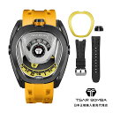 TASR BOMBA / サーボンバ リアクター インターチェンジャブル オートマチック ウォッチ イエロー / イエロー / ベゼル クラウン ストラップセット