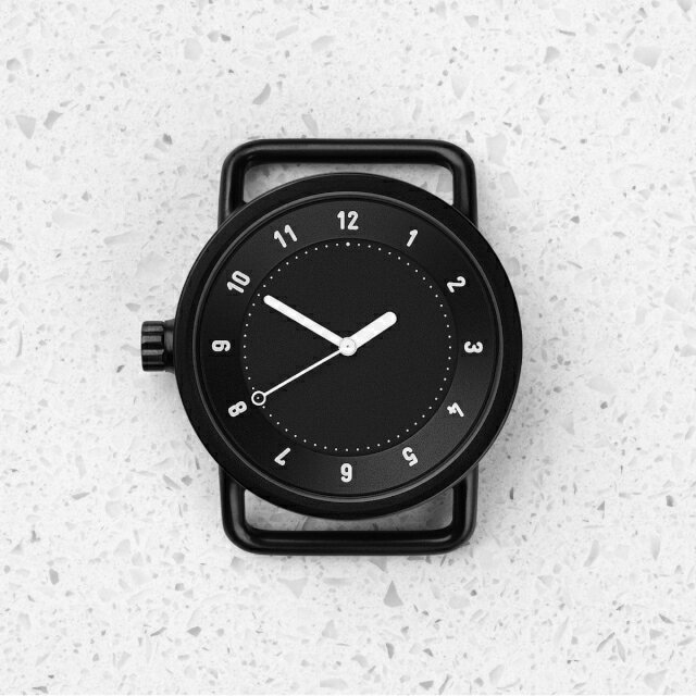 【ボールペンプレゼント】ティッドウォッチズ 時計 腕時計 【TID Watches】 No.1 Black / Black Leather Wristband 36